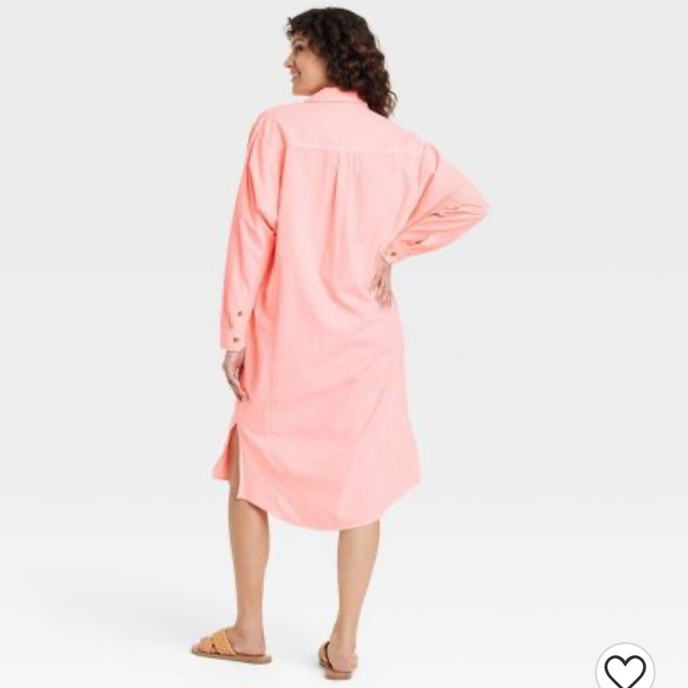 Long Sleeve Button-Down Shirtdress - Universal Thread™ - Picture 2 of 6